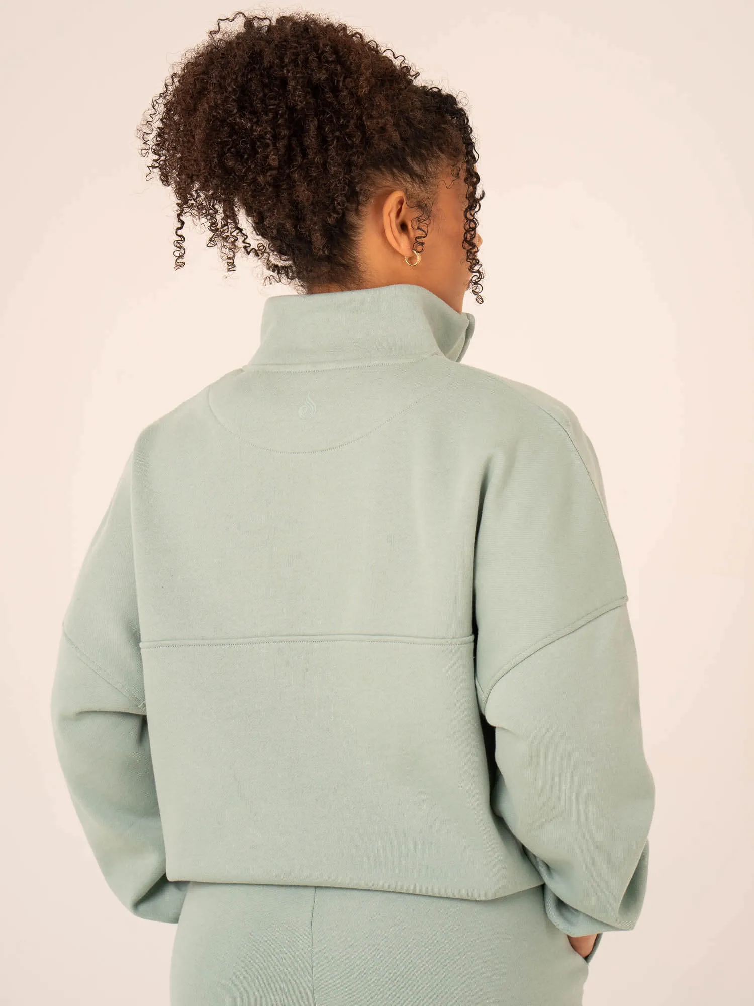 Reserve Half Zip Jumper - Pale Sage sold by Ryderwear product image thumbnail 4