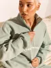 Reserve Half Zip Jumper - Pale Sage sold by Ryderwear