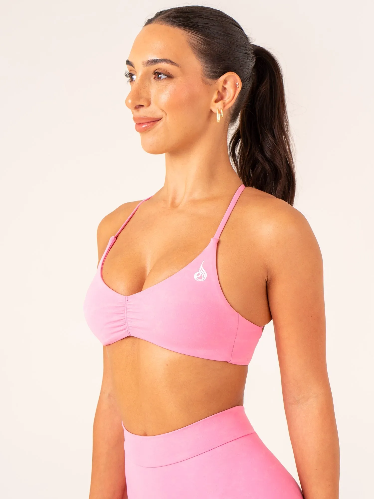 NKD Stonewash Sports Bra - Pink Stonewash sold by Ryderwear product image thumbnail 3
