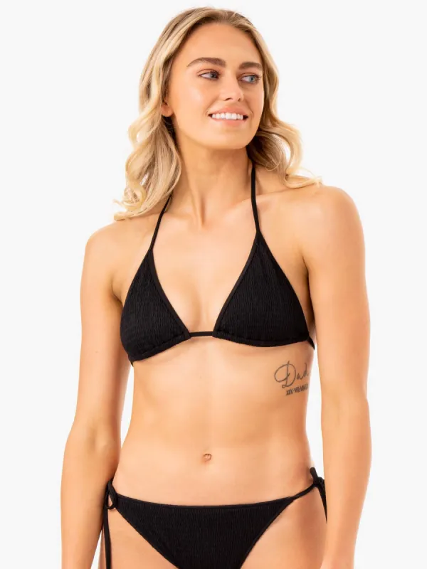 Paradise Triangle Bikini Top - Black sold by Ryderwear
