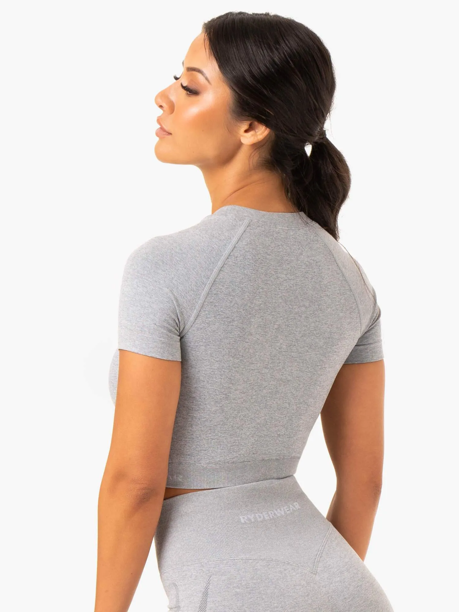 Staples Seamless T-Shirt - Grey Marl sold by Ryderwear product image thumbnail 2
