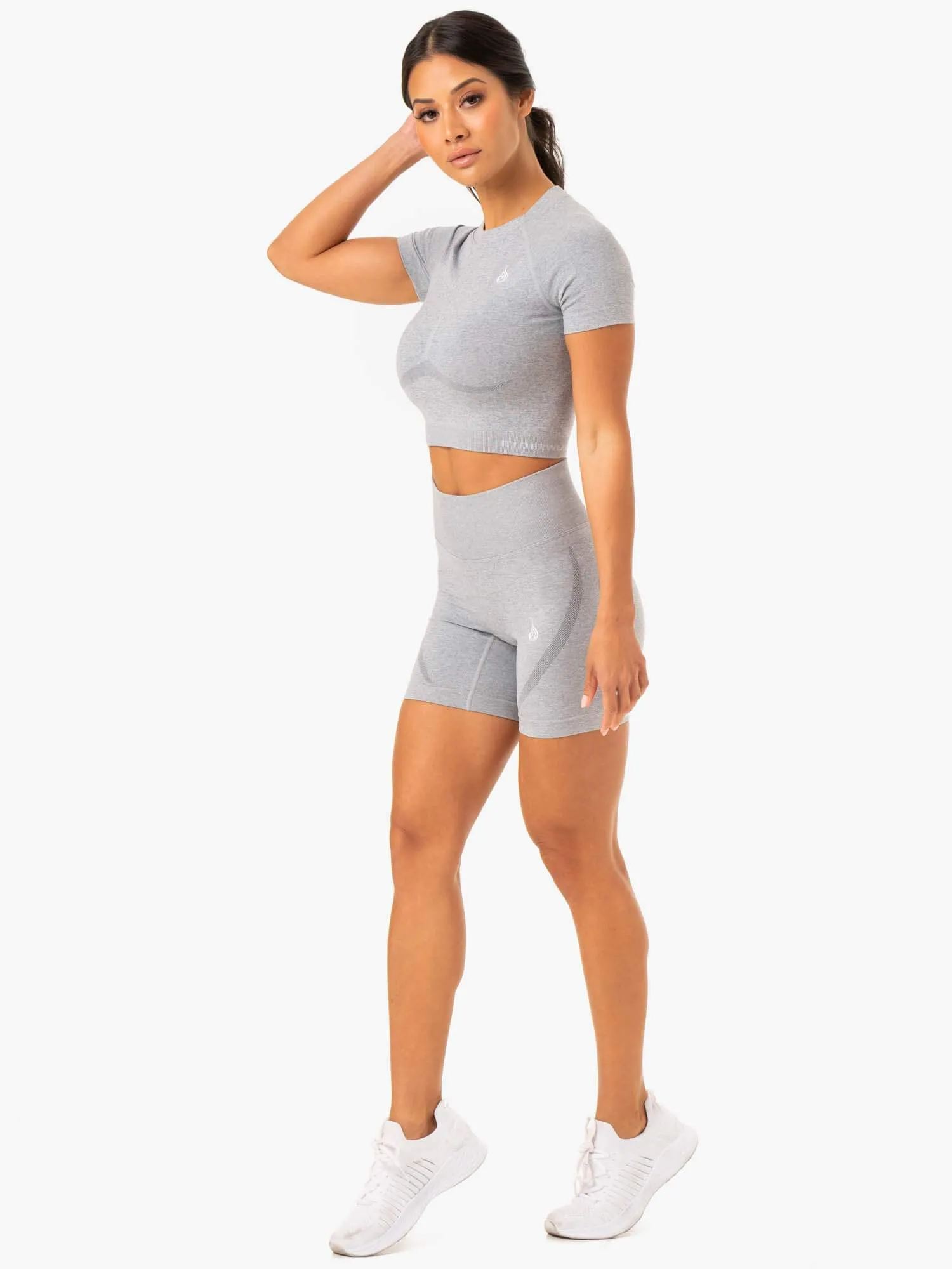 Staples Seamless T-Shirt - Grey Marl sold by Ryderwear product image thumbnail 5