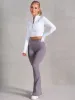 NKD Flared Leggings - Charcoal sold by Ryderwear