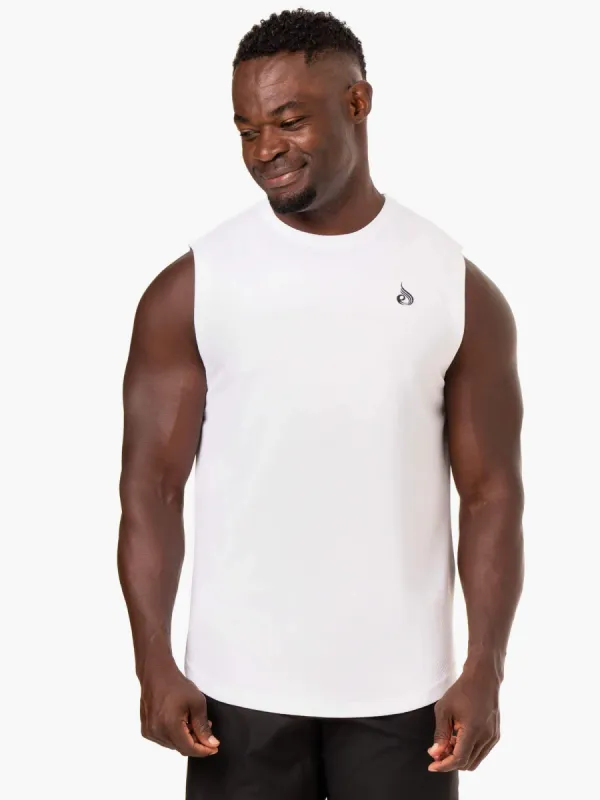 Reflex Mesh Baller Tank - White sold by Ryderwear