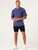 Force Oversized T-Shirt - Indigo sold by Ryderwear