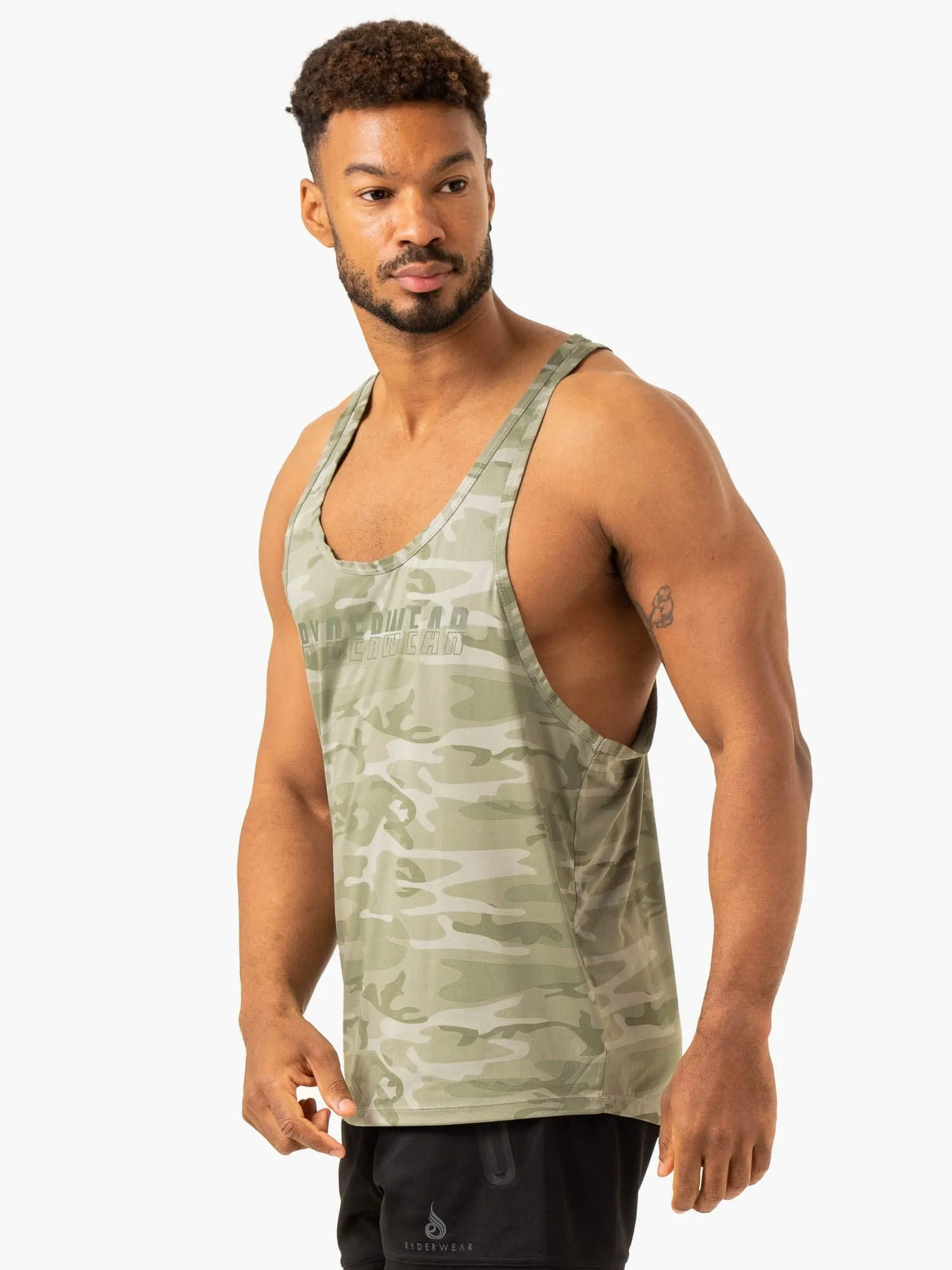 Overdrive Stringer T-Back - Sage Green Camo sold by Ryderwear product image thumbnail 4