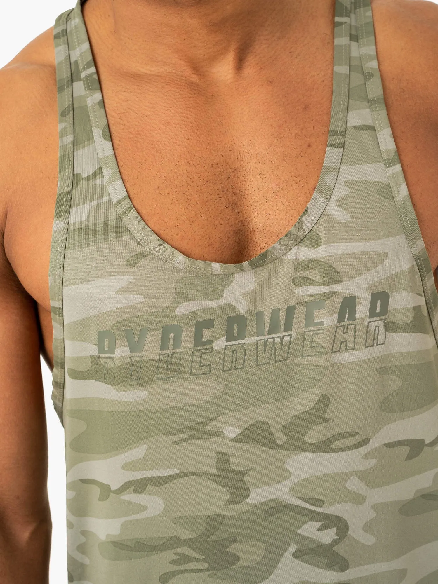Overdrive Stringer T-Back - Sage Green Camo sold by Ryderwear product image thumbnail 5