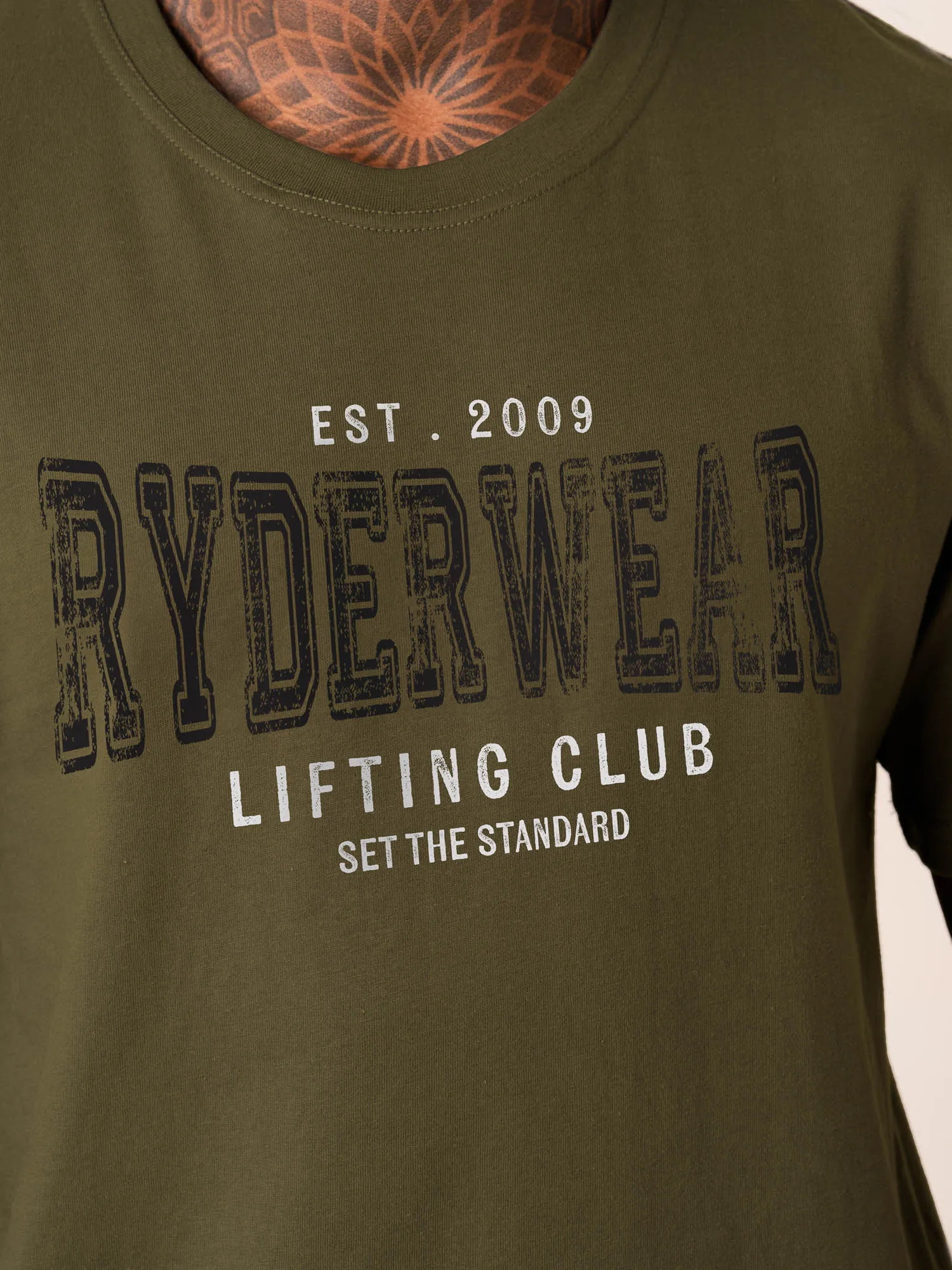 Grit Oversized T-Shirt - Olive sold by Ryderwear product image thumbnail 3