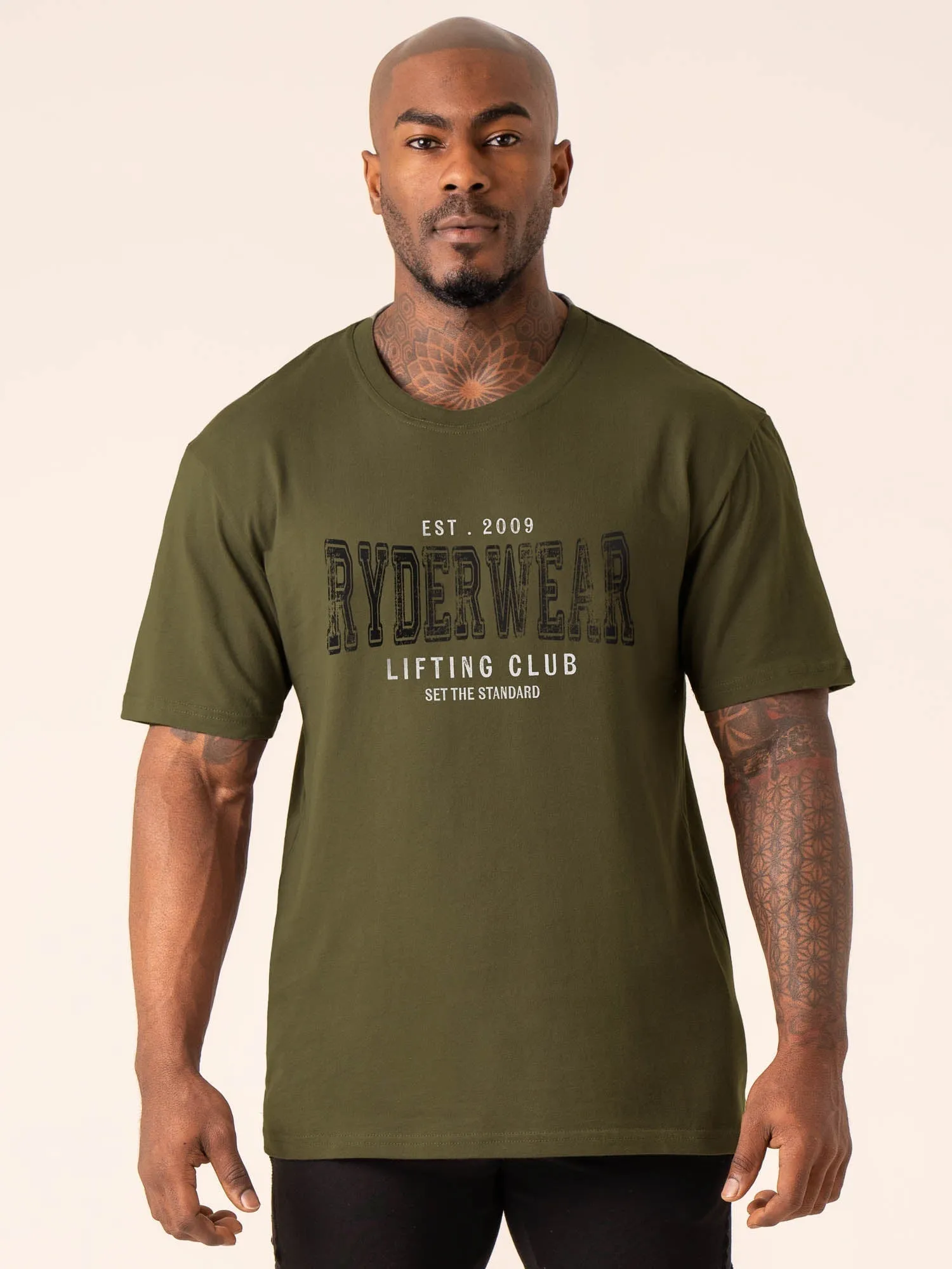 Grit Oversized T-Shirt - Olive sold by Ryderwear