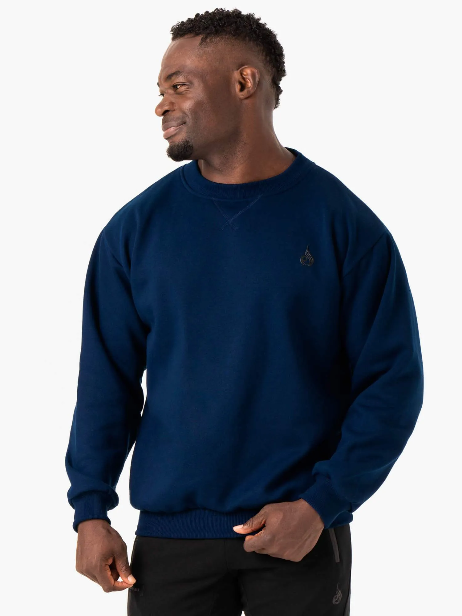 Reset Fleece Crew Neck - Blue sold by Ryderwear product image thumbnail 4