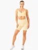Level Up High Waisted Scrunch Shorts - Butter sold by Ryderwear