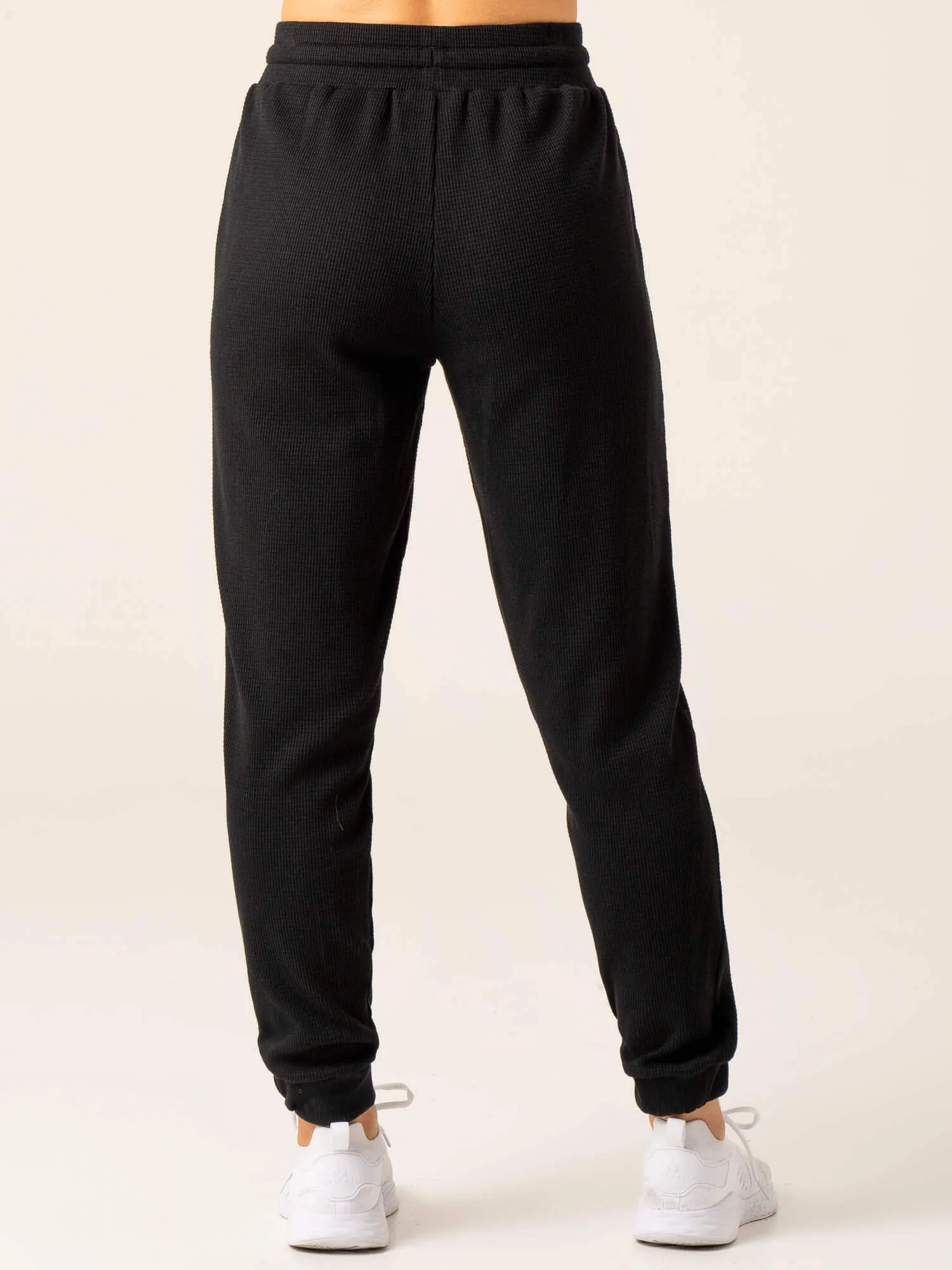 Women's Waffle Lounge Pants - Black sold by Ryderwear product image thumbnail 4