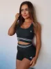Freestyle Seamless Longline Sports Bra - Black sold by Ryderwear