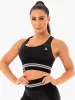Freestyle Seamless Longline Sports Bra - Black sold by Ryderwear