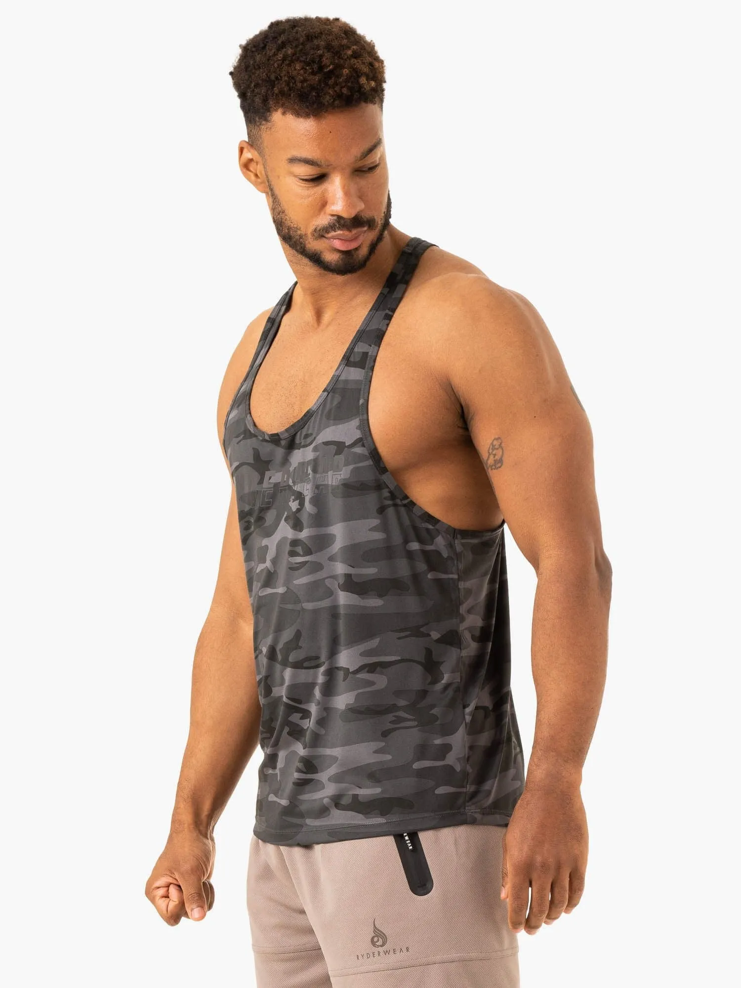 Overdrive Stringer T-Back - Black Camo sold by Ryderwear product image thumbnail 3