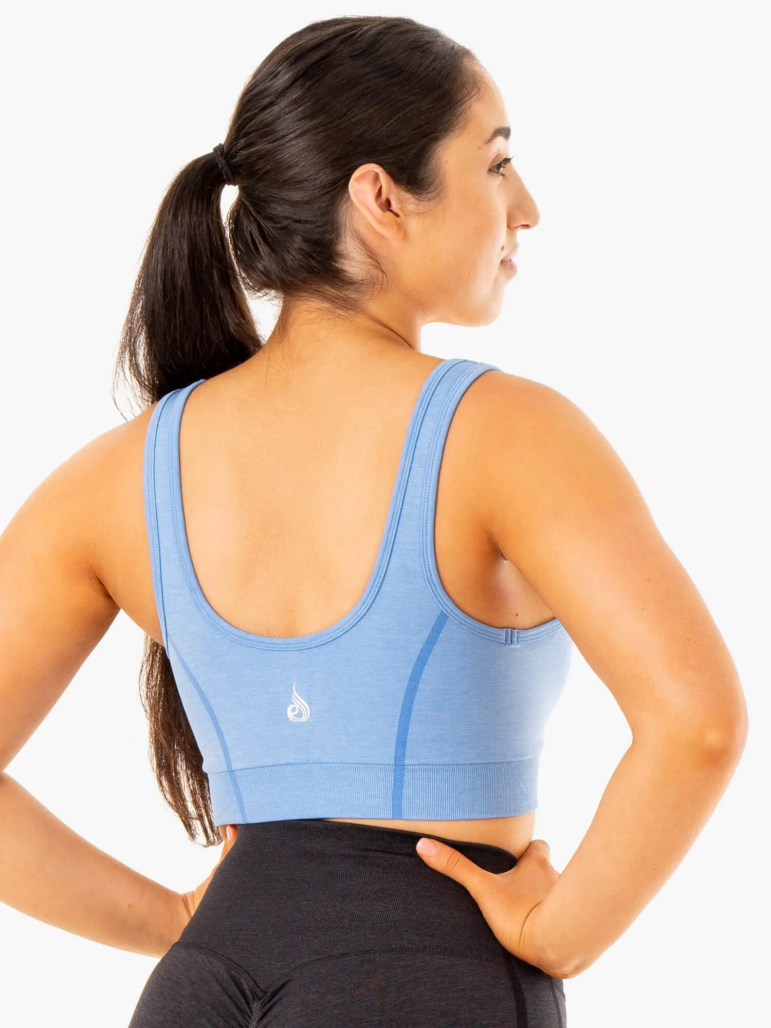 Enhance Seamless Sports Bra - Blue sold by Ryderwear product image thumbnail 2