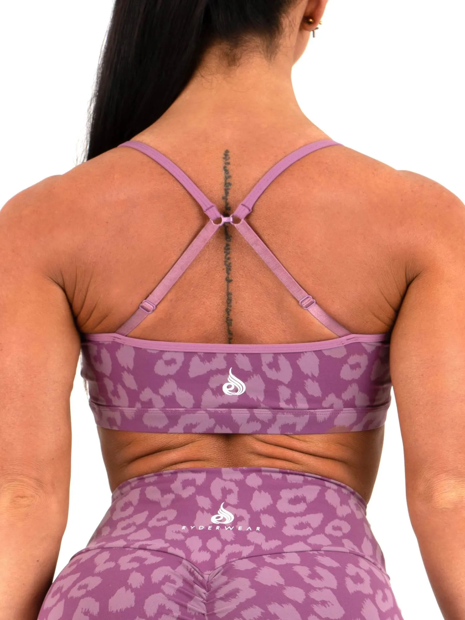 Animal Sports Bra - Leopard Purple sold by Ryderwear product image thumbnail 5