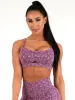 Animal Sports Bra - Leopard Purple sold by Ryderwear