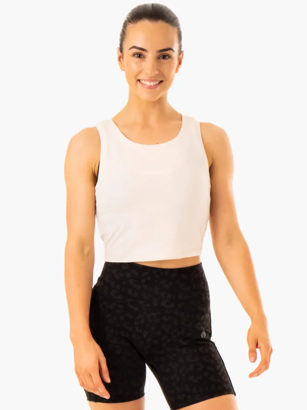 Evolution Cotton Tank - Ivory sold by Ryderwear