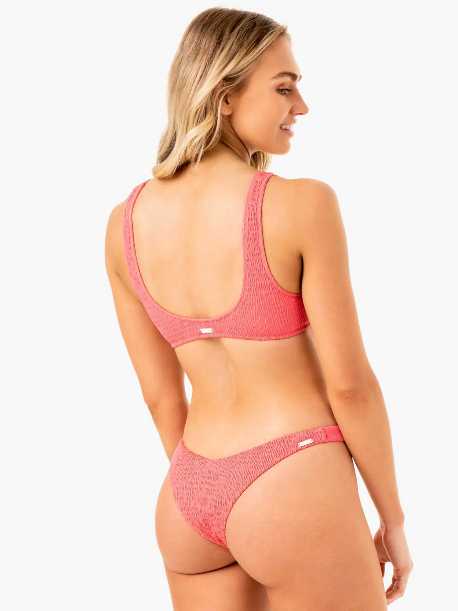 Paradise V Bikini Bottom - Coral sold by Ryderwear product image thumbnail 2