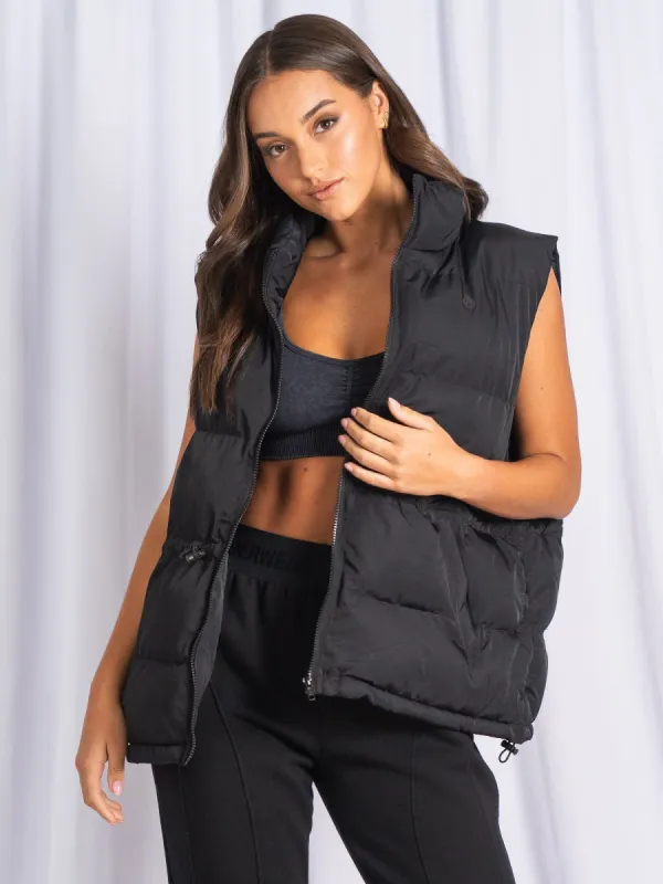 Puffer Vest - Black sold by Ryderwear