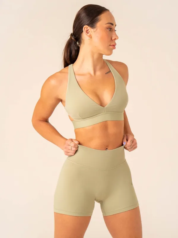 Prime Sports Bra - Olive sold by Ryderwear