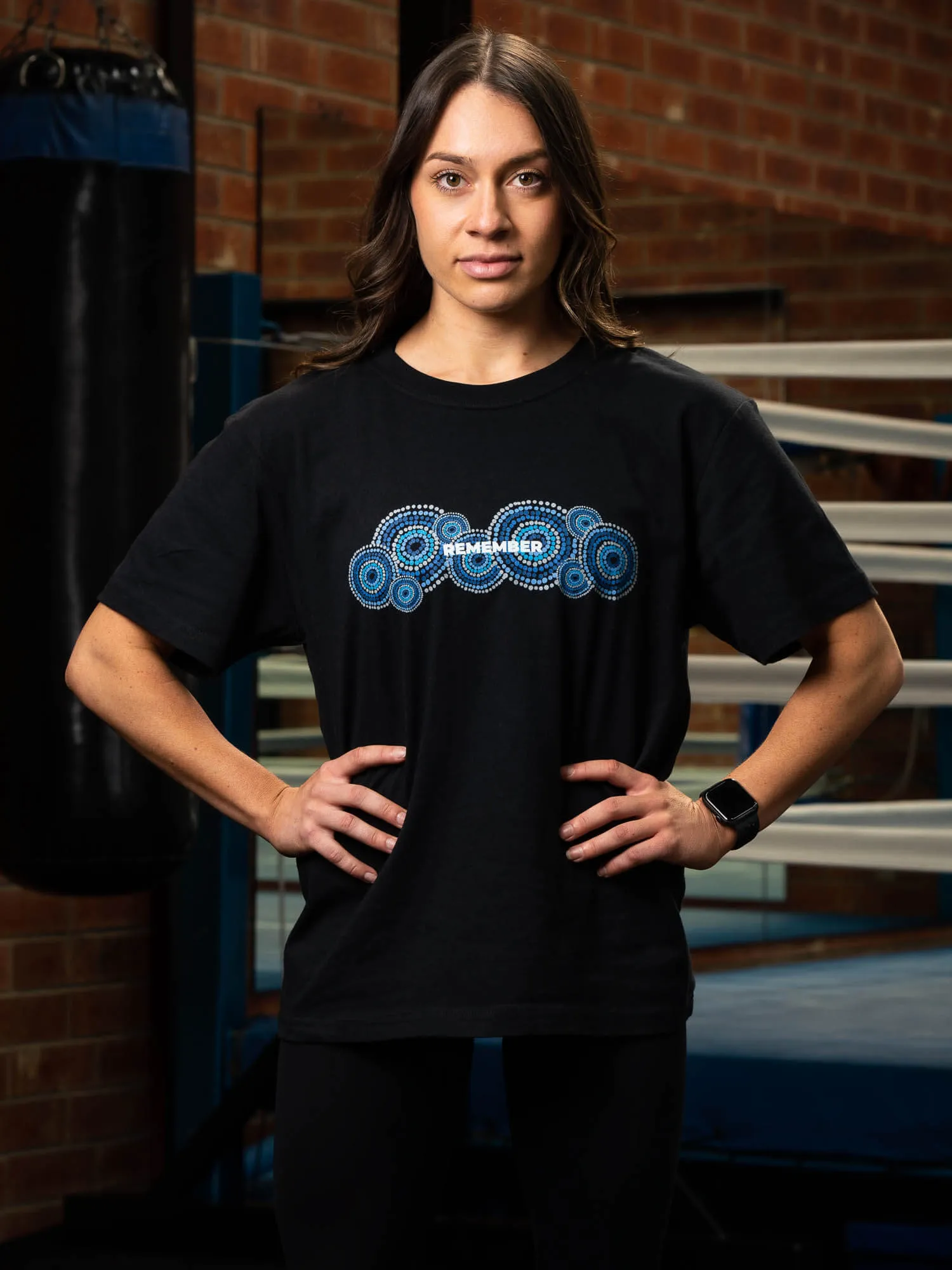 Remember Oversized T-Shirt - Black sold by Ryderwear product image thumbnail 3