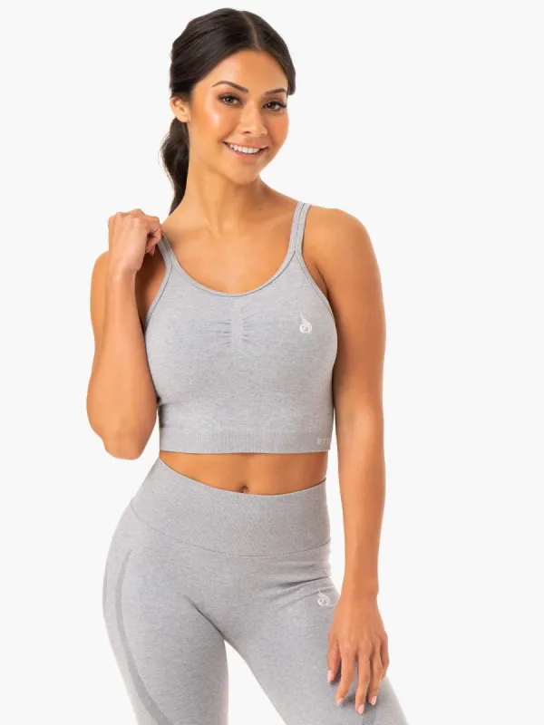 Sculpt Seamless Tank - Grey Marl sold by Ryderwear