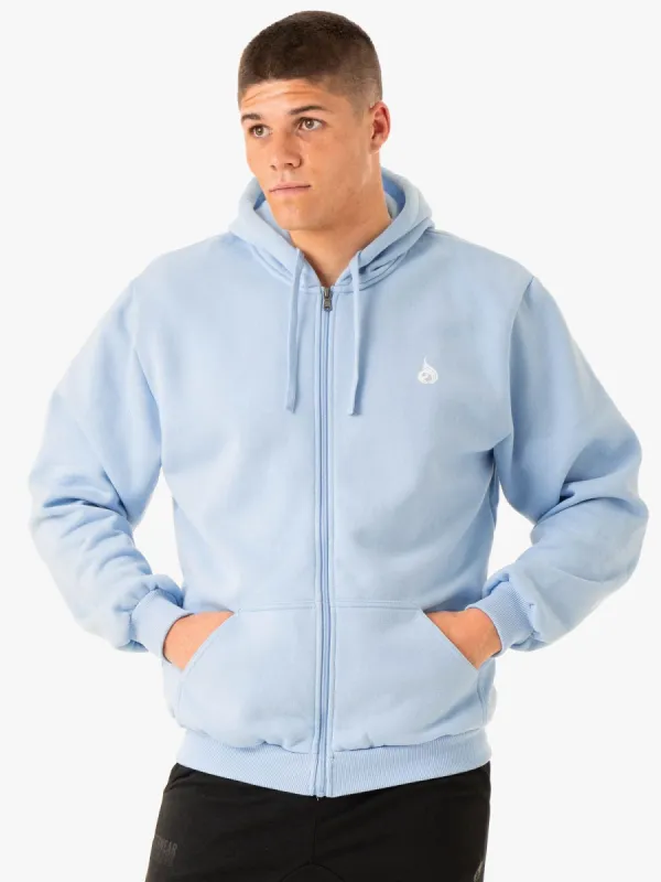 Essential Zip Up Jacket - Sky Blue sold by Ryderwear