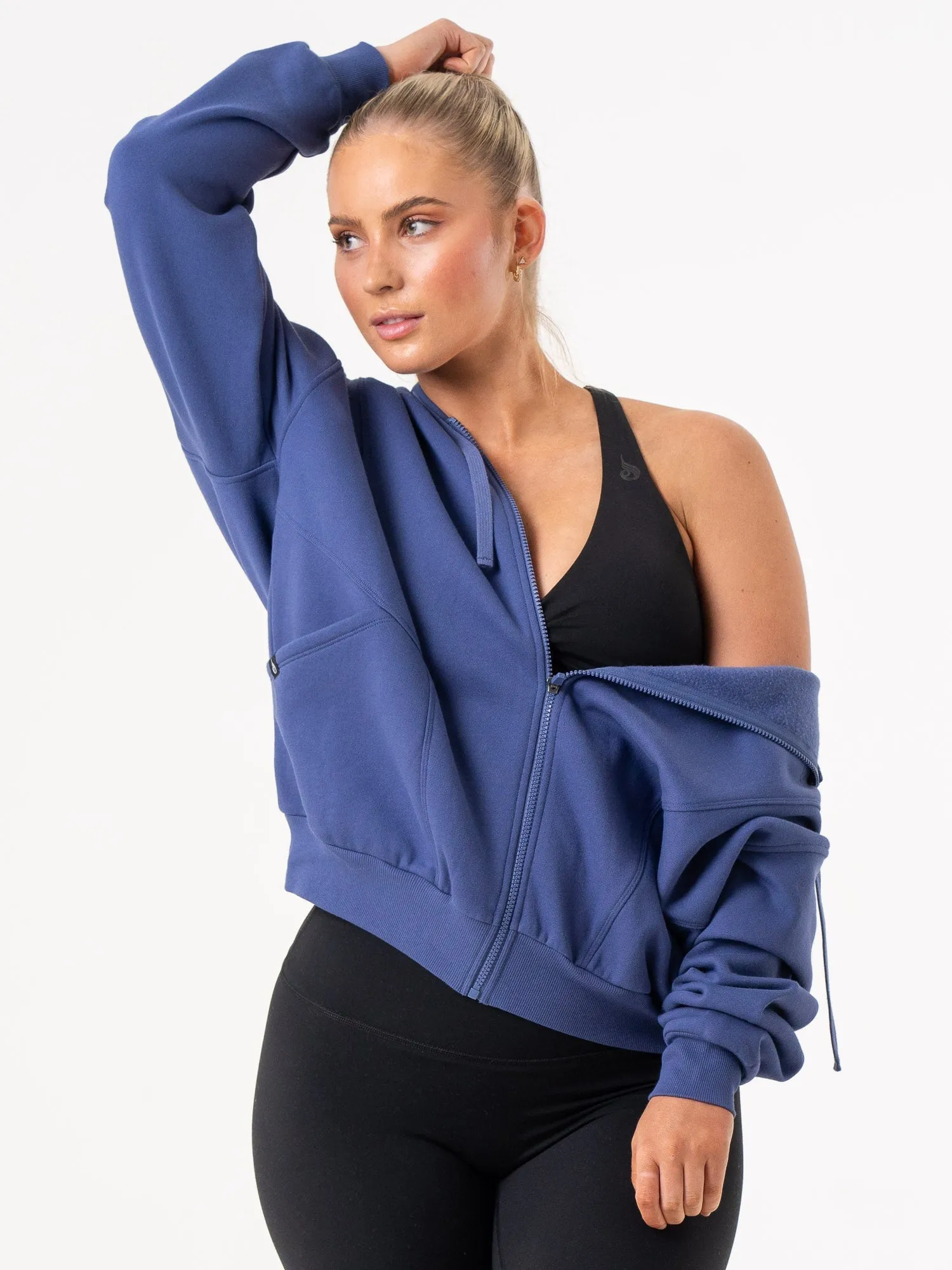 Unisex Track Jacket - Indigo sold by Ryderwear product image thumbnail 2