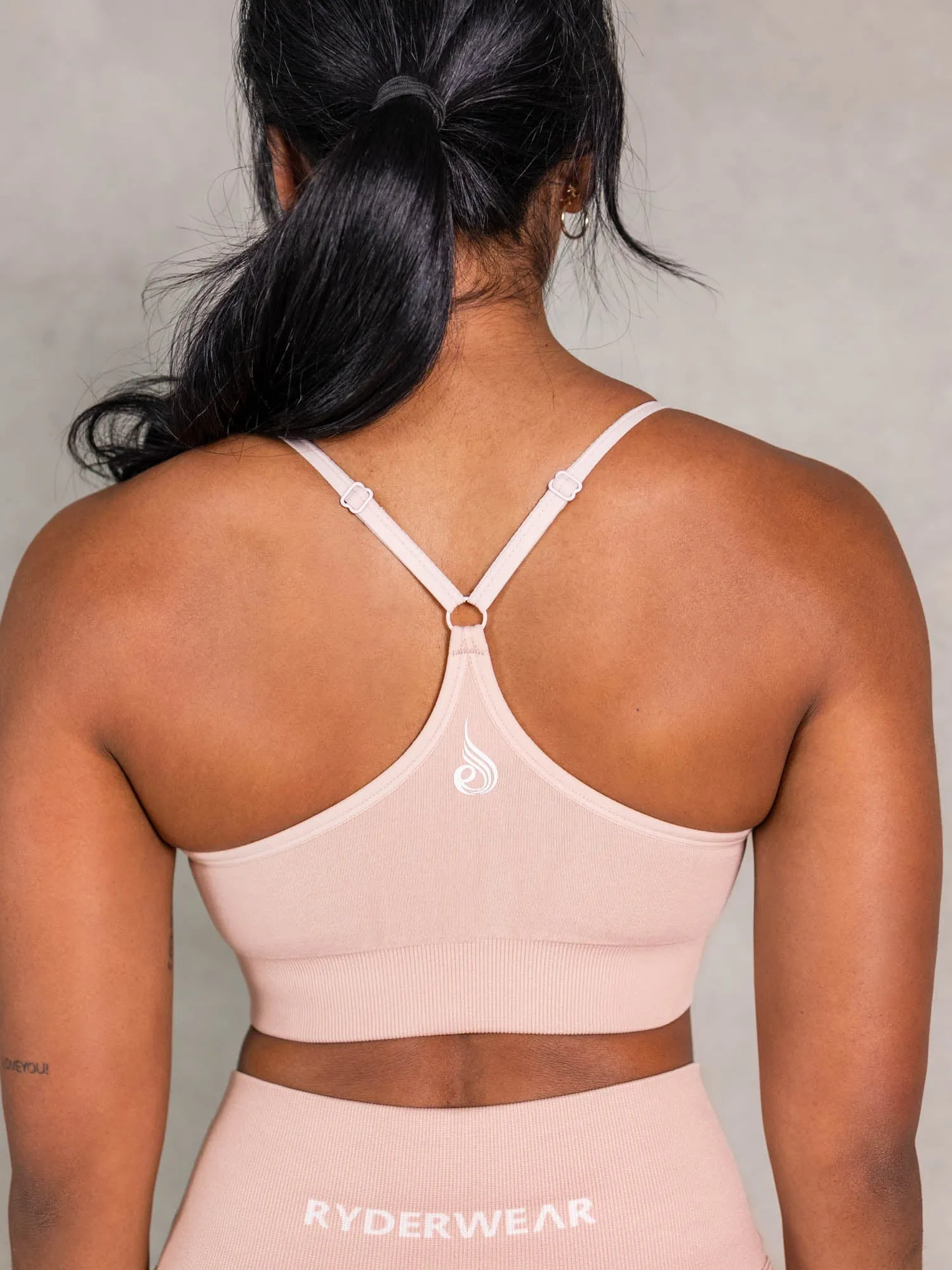 NRG Seamless Sports Bra - Biscotti sold by Ryderwear product image thumbnail 2