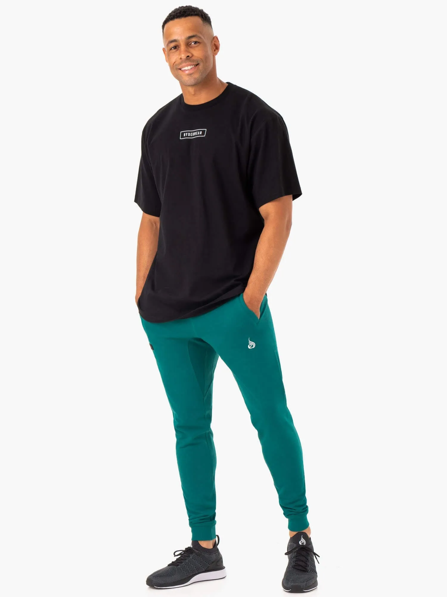 Recharge Tapered Track Pant - Teal sold by Ryderwear product image thumbnail 4