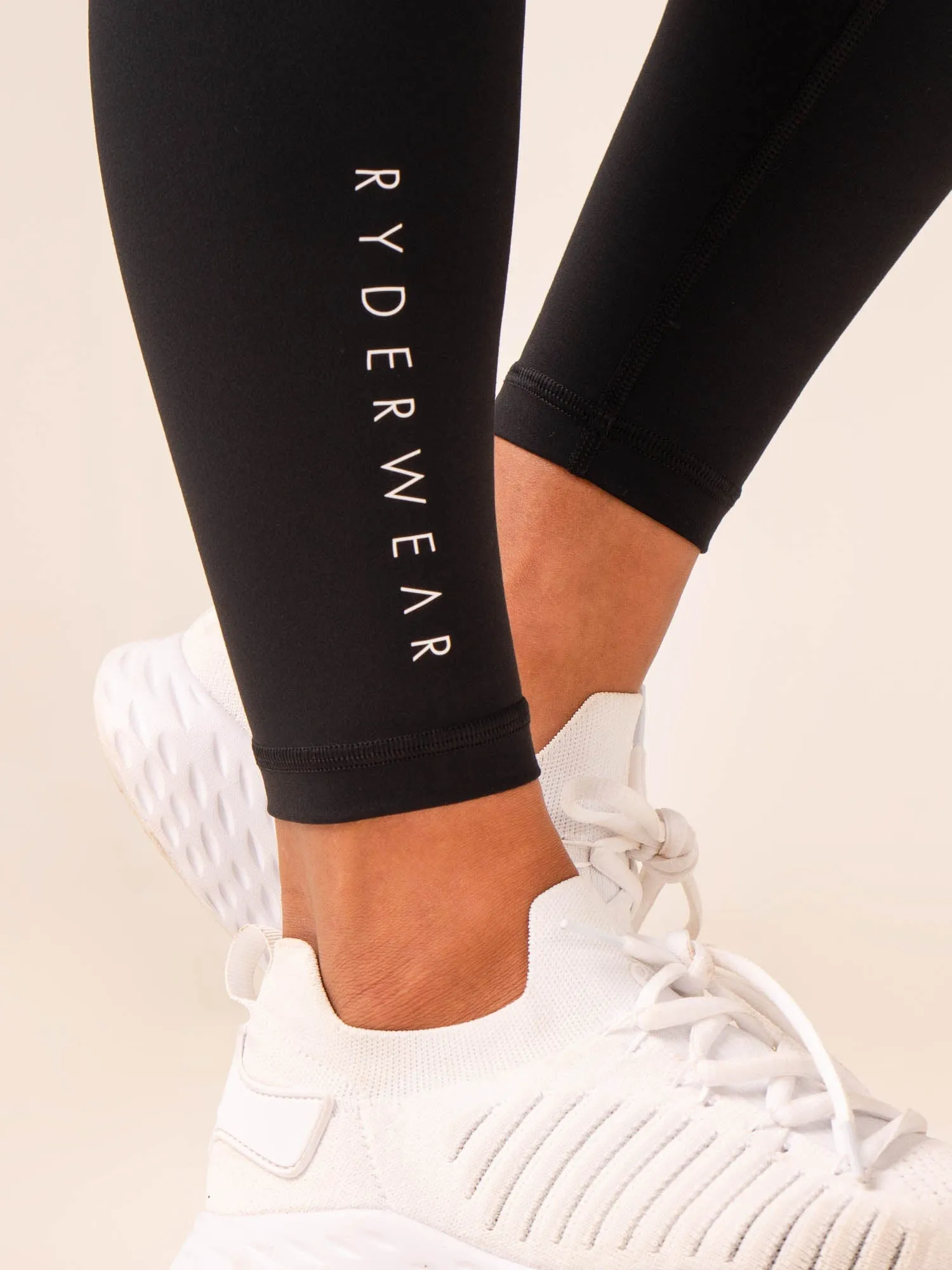 NKD V Scrunch Leggings - Black sold by Ryderwear product image thumbnail 4