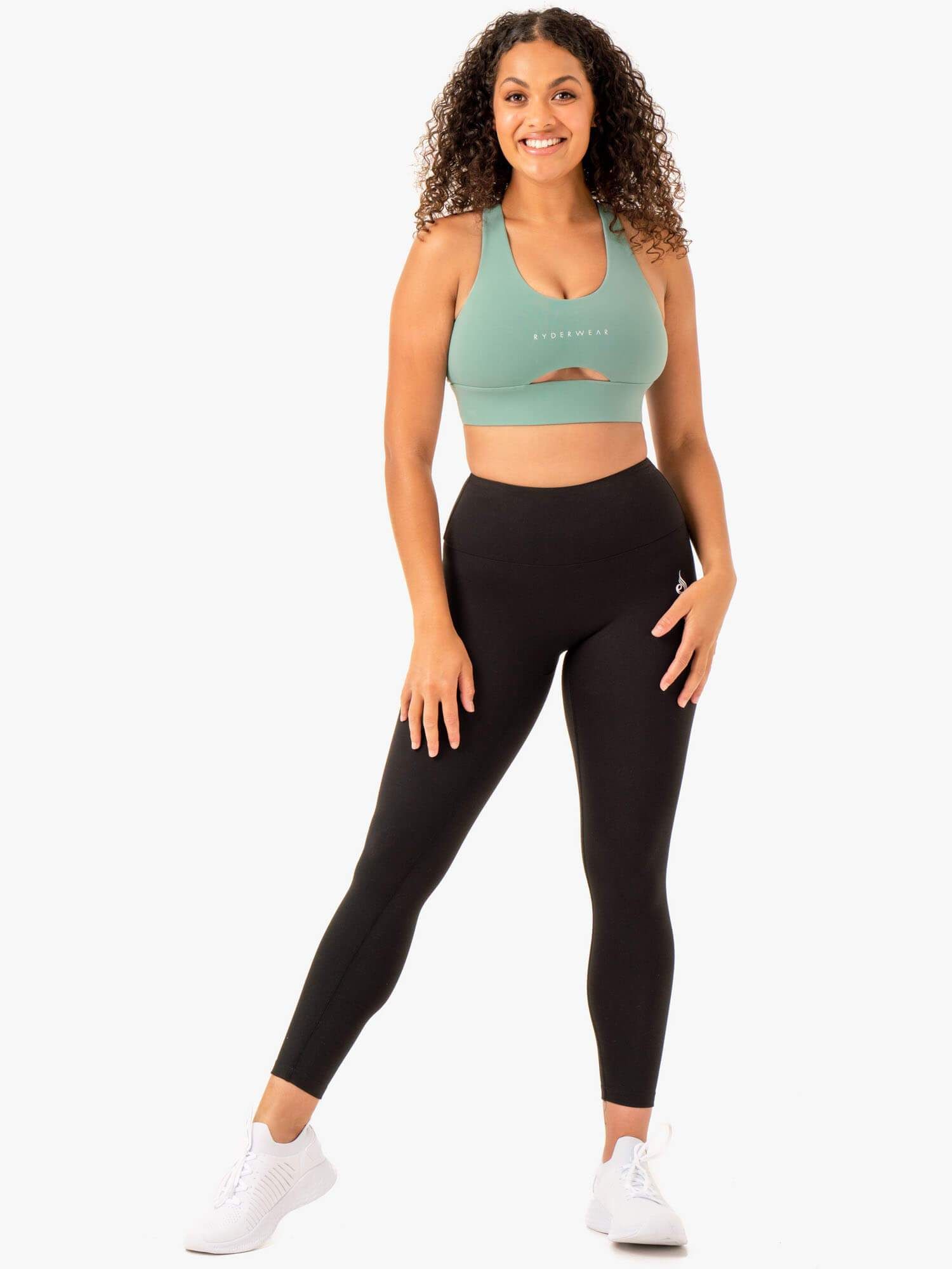 Focus Contour Sports Bra - Sage sold by Ryderwear product image thumbnail 5