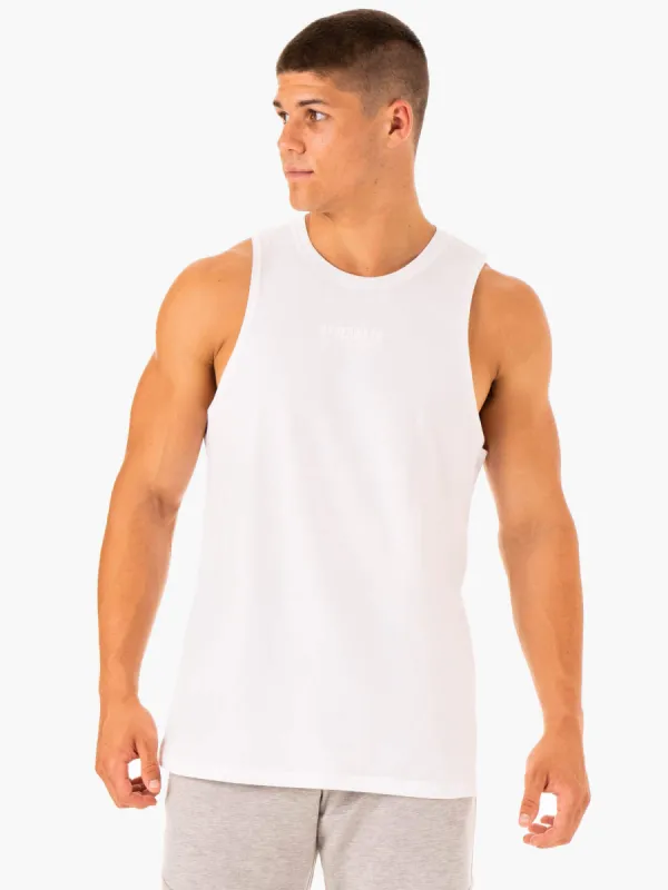 Limitless Baller Tank - White sold by Ryderwear
