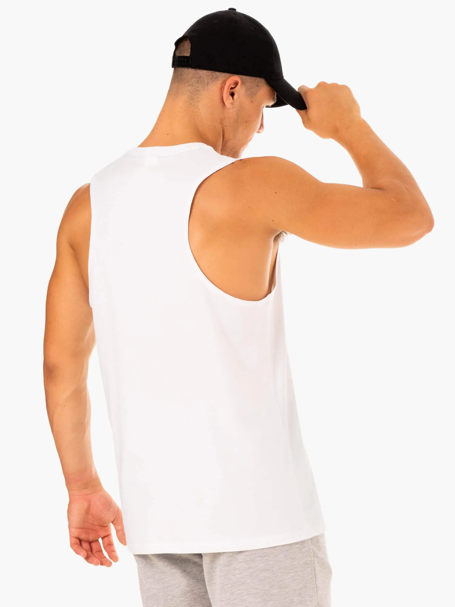 Limitless Baller Tank - White sold by Ryderwear product image thumbnail 2