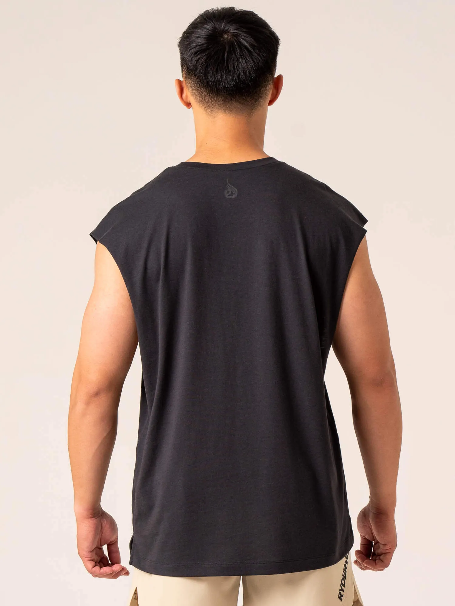 Emerge Muscle Tank - Faded Black sold by Ryderwear product image thumbnail 4