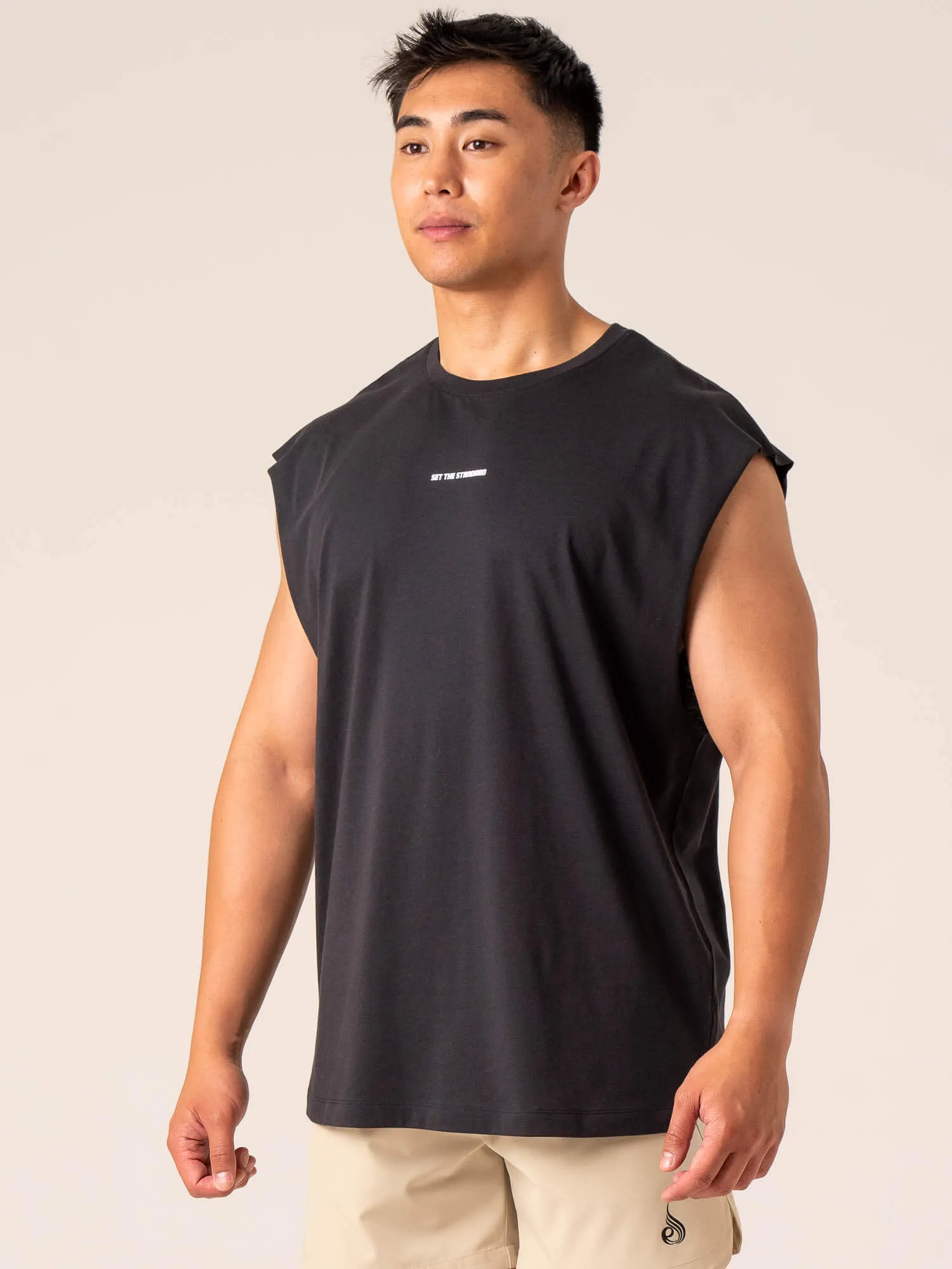 Emerge Muscle Tank - Faded Black sold by Ryderwear product image thumbnail 3