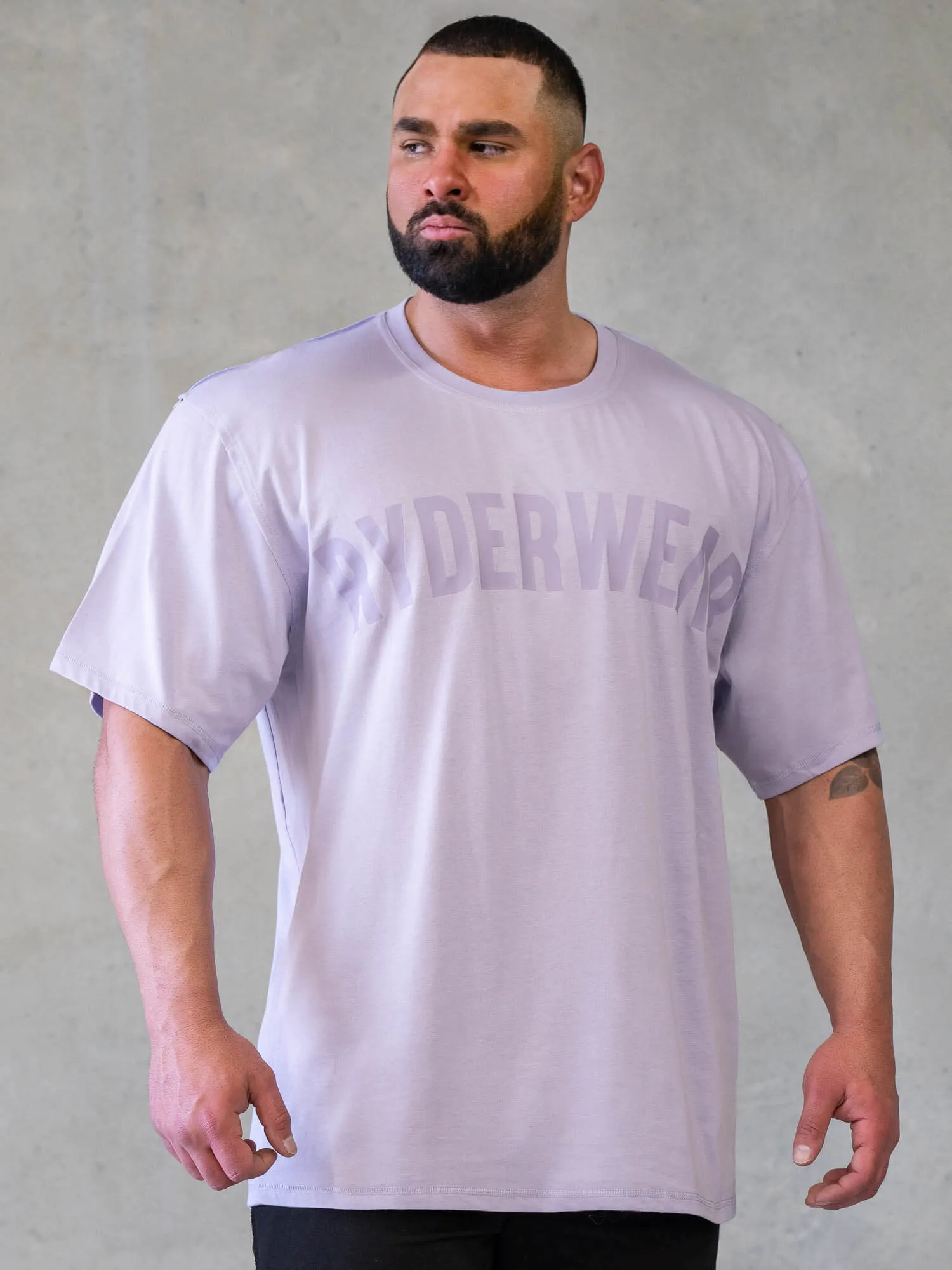 Force Oversized T-Shirt - Lavender sold by Ryderwear