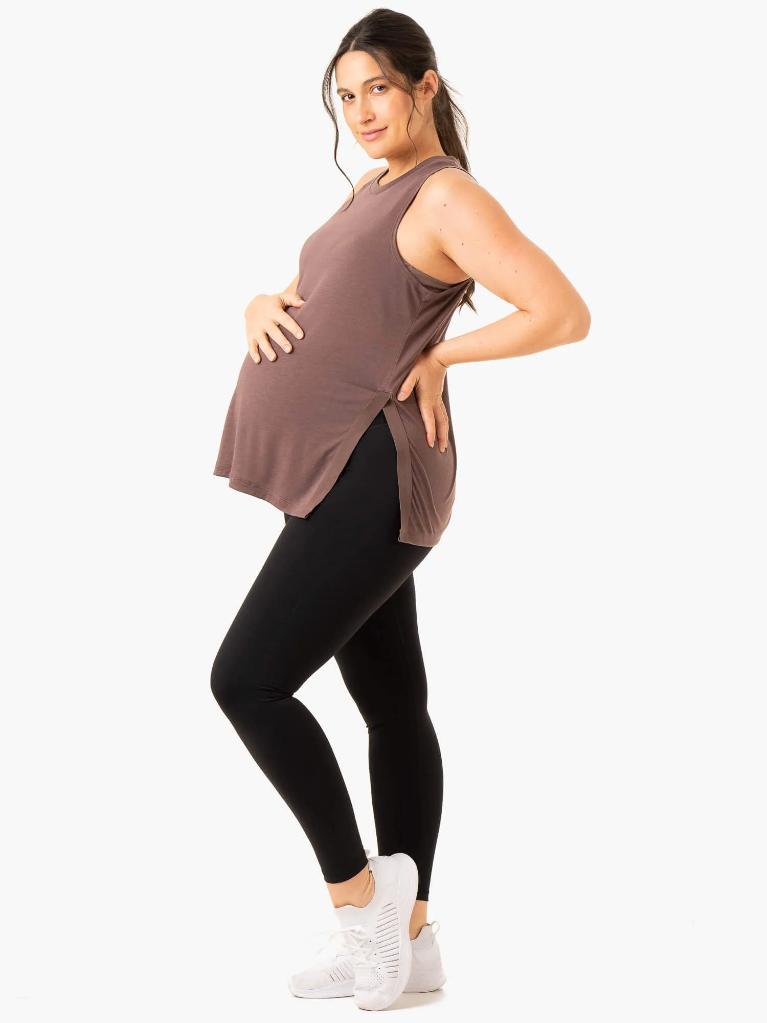 Active Bump Tank - Chocolate sold by Ryderwear product image thumbnail 5