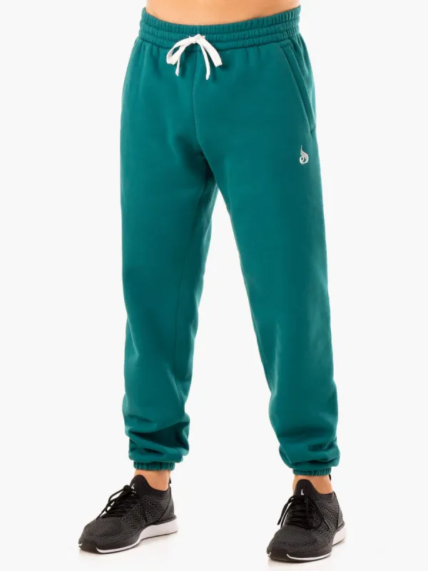 Recharge Relaxed Track Pant - Teal sold by Ryderwear