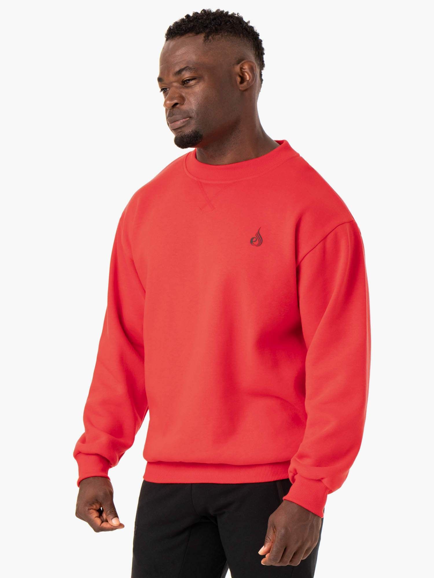 Reset Fleece Crew Neck - Red sold by Ryderwear product image thumbnail 3