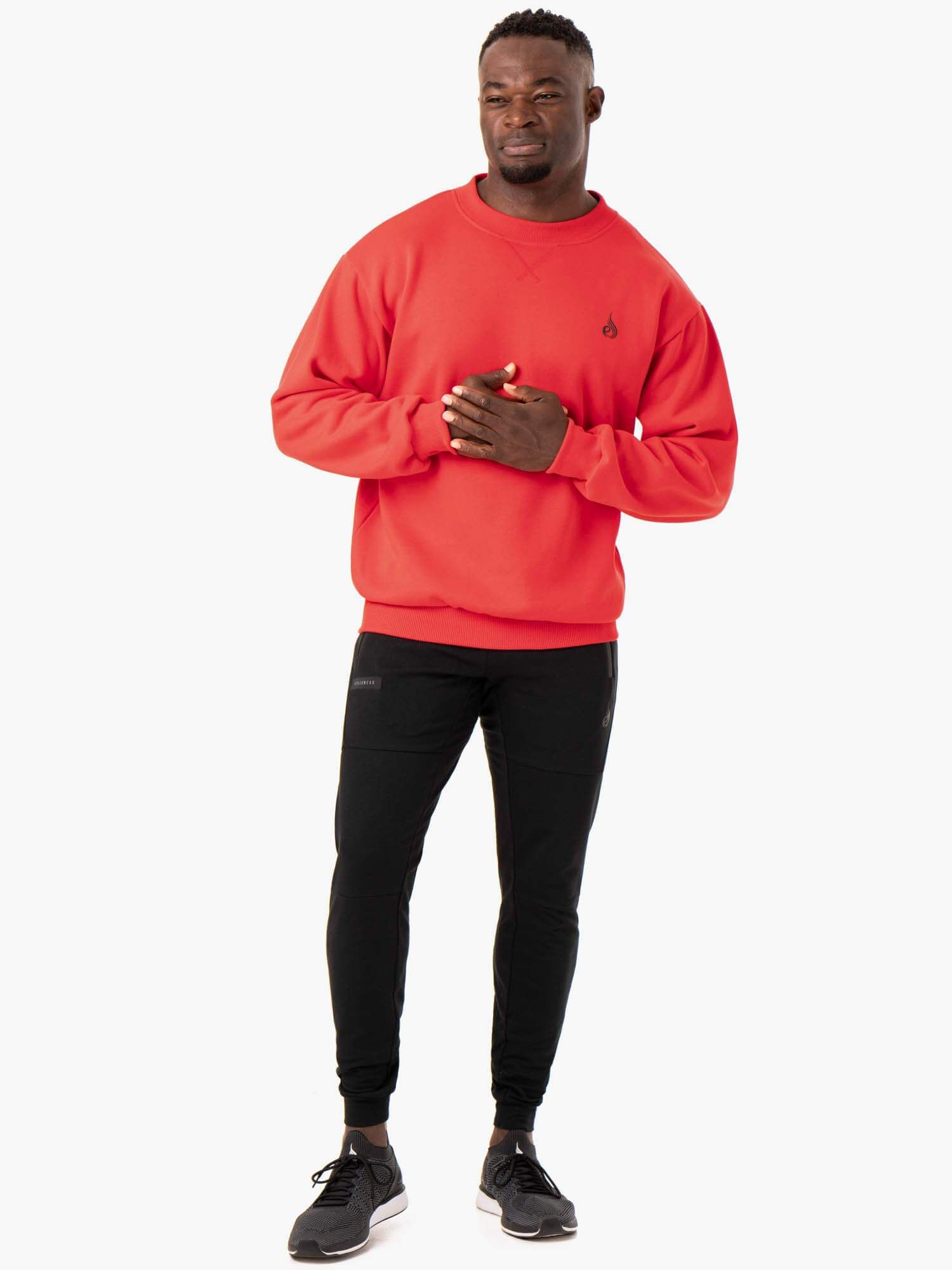 Reset Fleece Crew Neck - Red sold by Ryderwear product image thumbnail 5