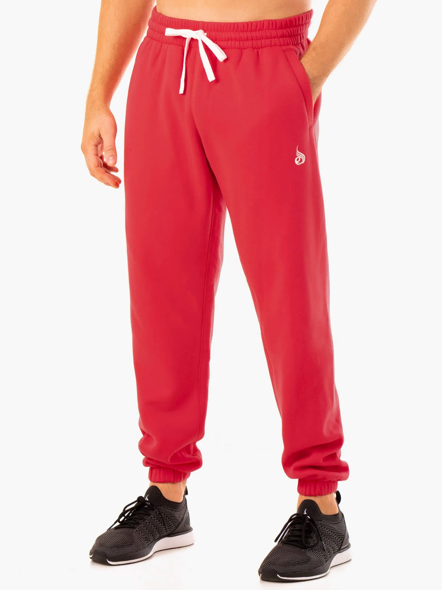 Recharge Relaxed Track Pant - Red sold by Ryderwear