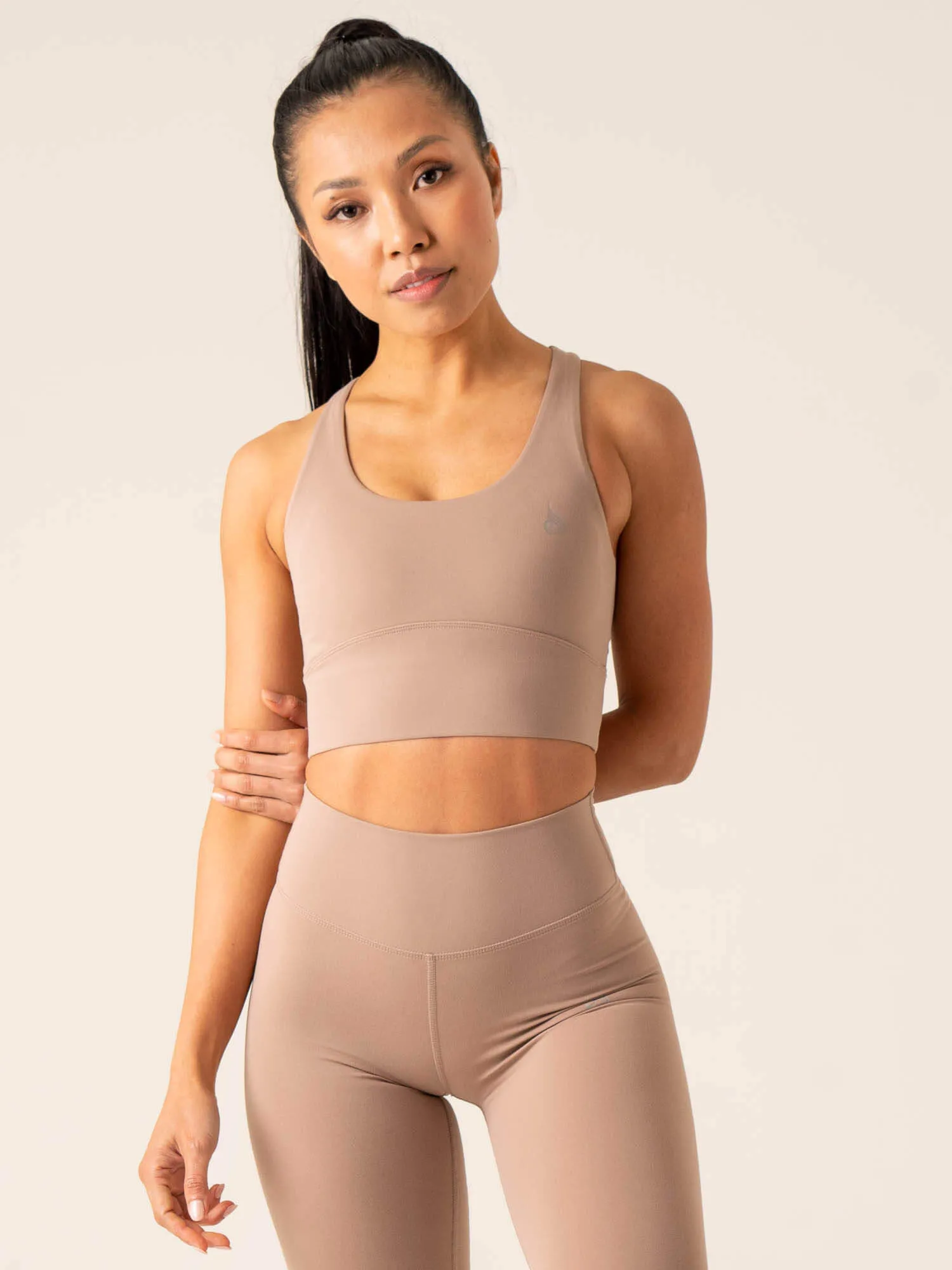 NKD Arch Sports Bra - Taupe sold by Ryderwear product image thumbnail 4