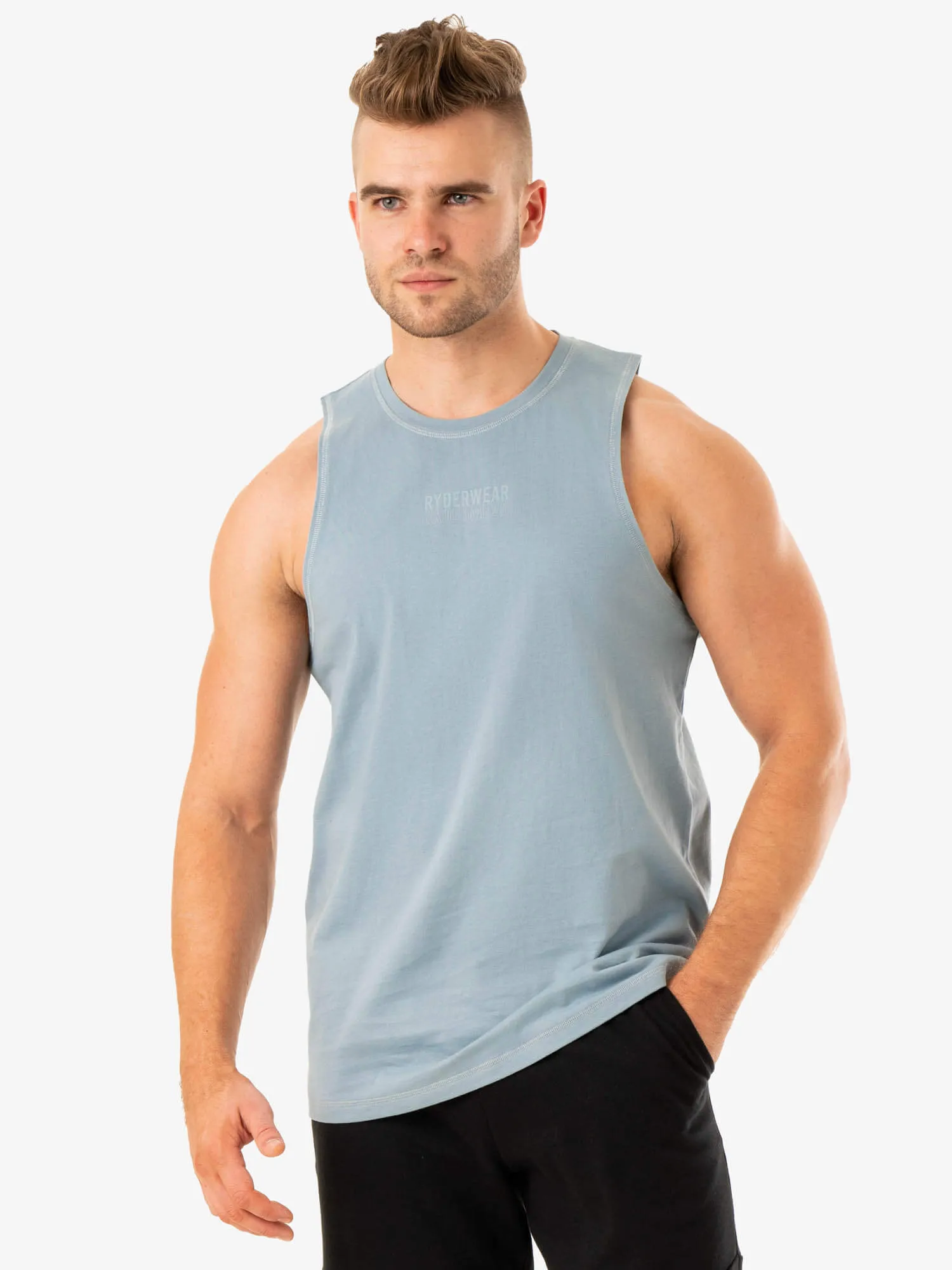 Limitless Baller Tank - Ice Blue sold by Ryderwear