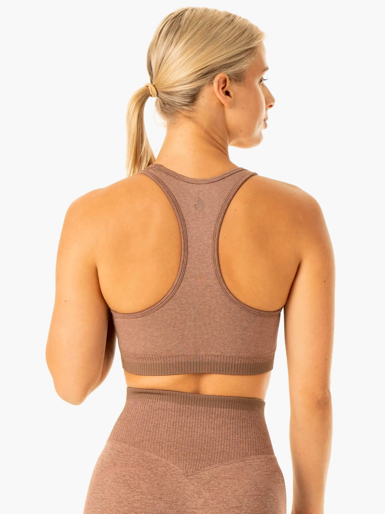 Excel Seamless Sports Bra - Mocha Marl sold by Ryderwear product image thumbnail 2