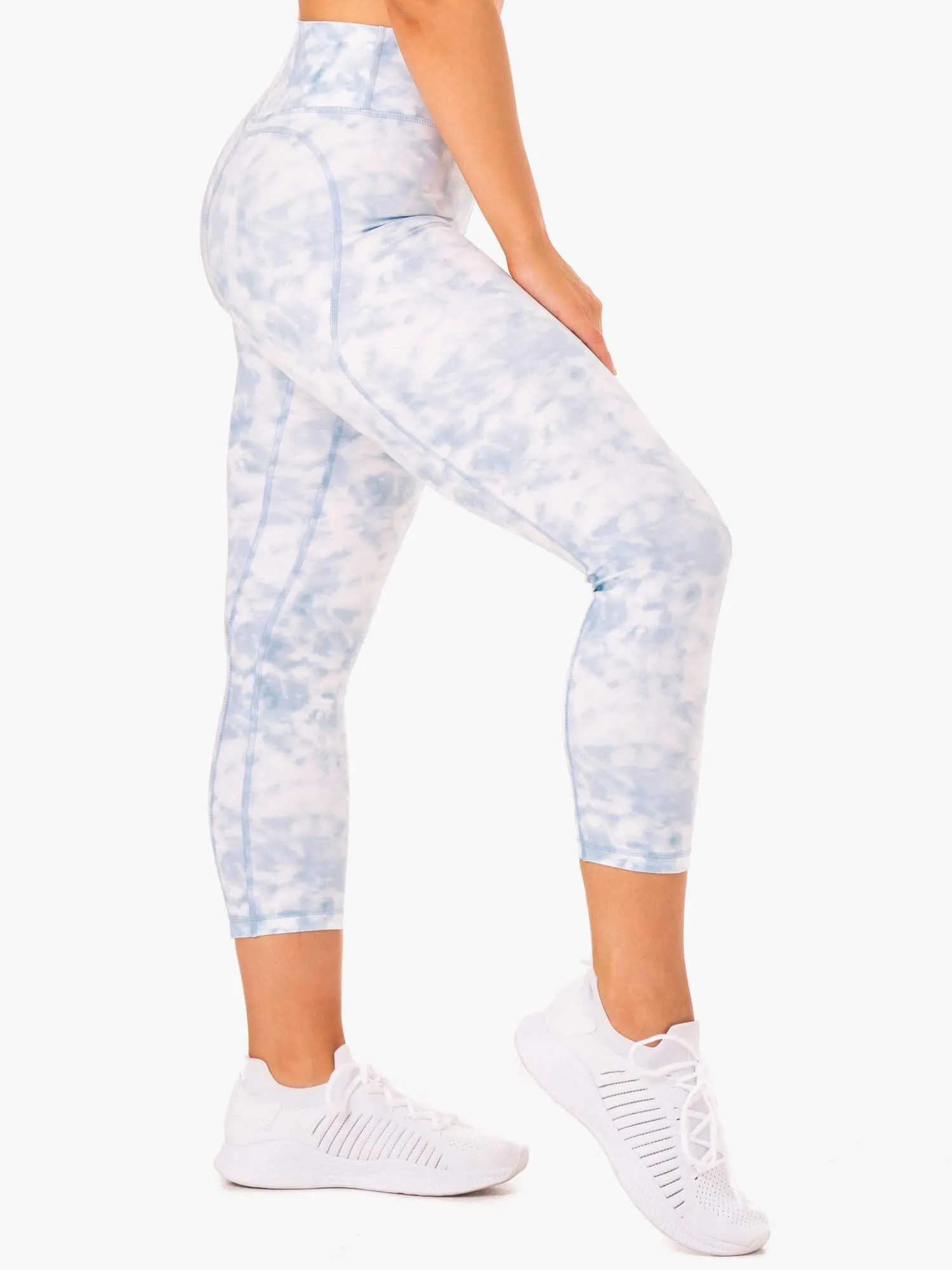 Tie Dye 7/8 Leggings - Steel Blue Tie Dye sold by Ryderwear product image thumbnail 3