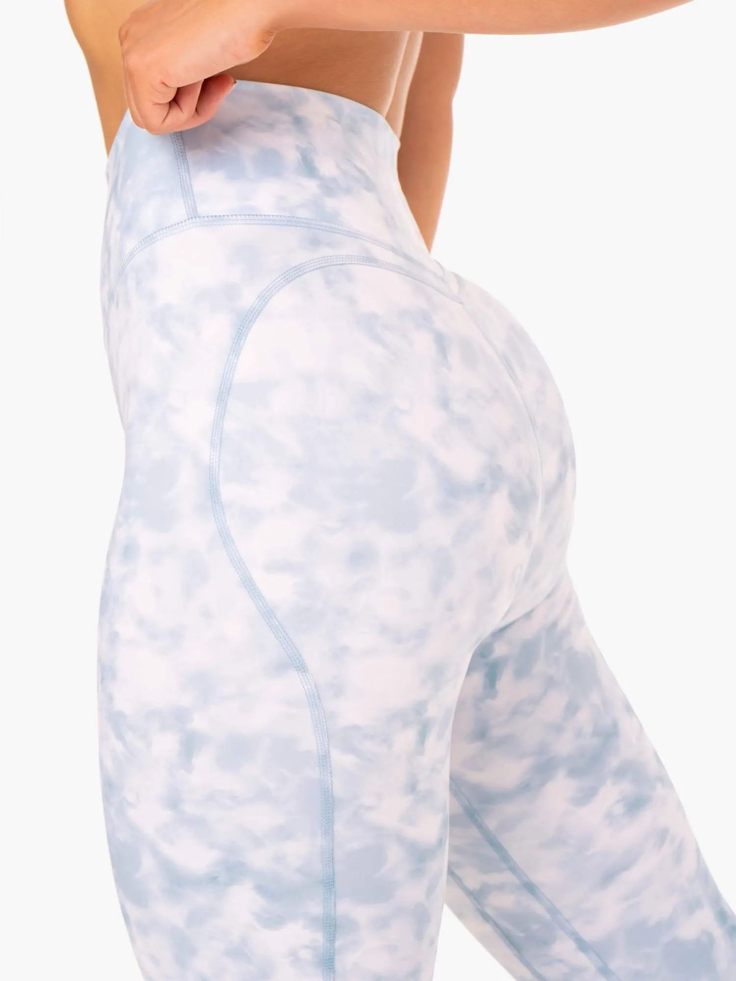 Tie Dye 7/8 Leggings - Steel Blue Tie Dye sold by Ryderwear product image thumbnail 5