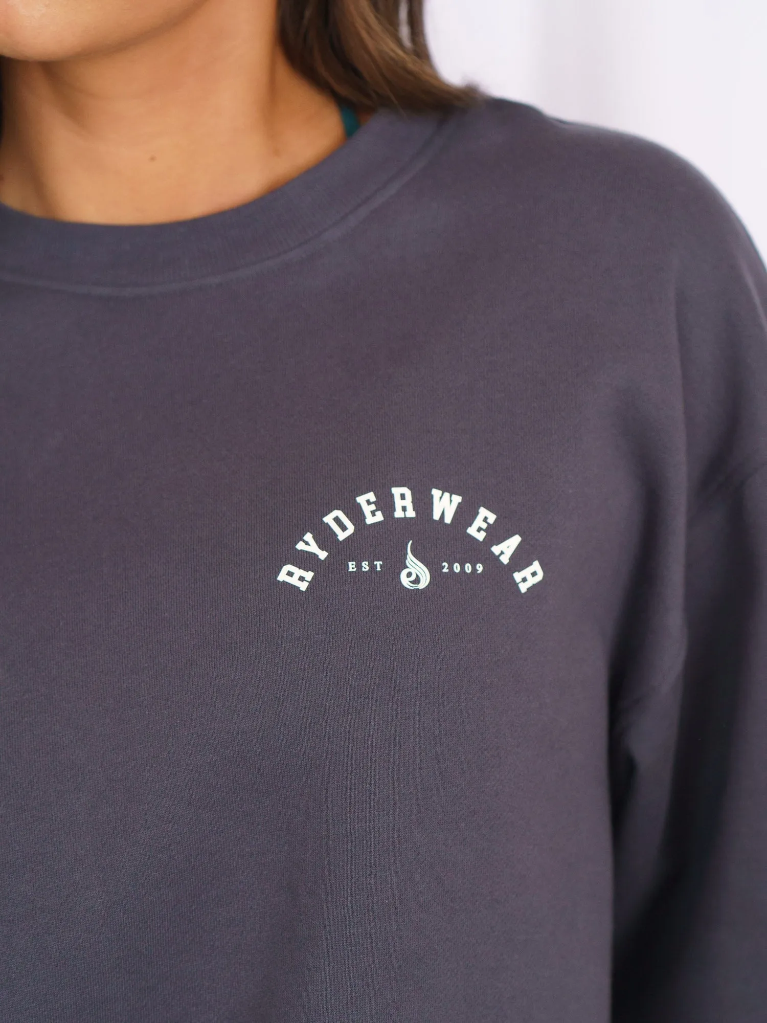 Unisex Collegiate Sweater - Charcoal sold by Ryderwear product image thumbnail 4